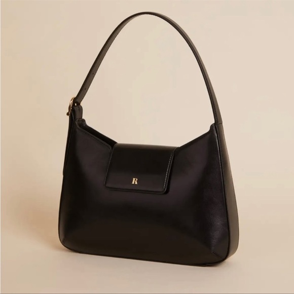 Rouje Handbags - Rouje Bobo Bag Shoulder Black in Nappa Noir